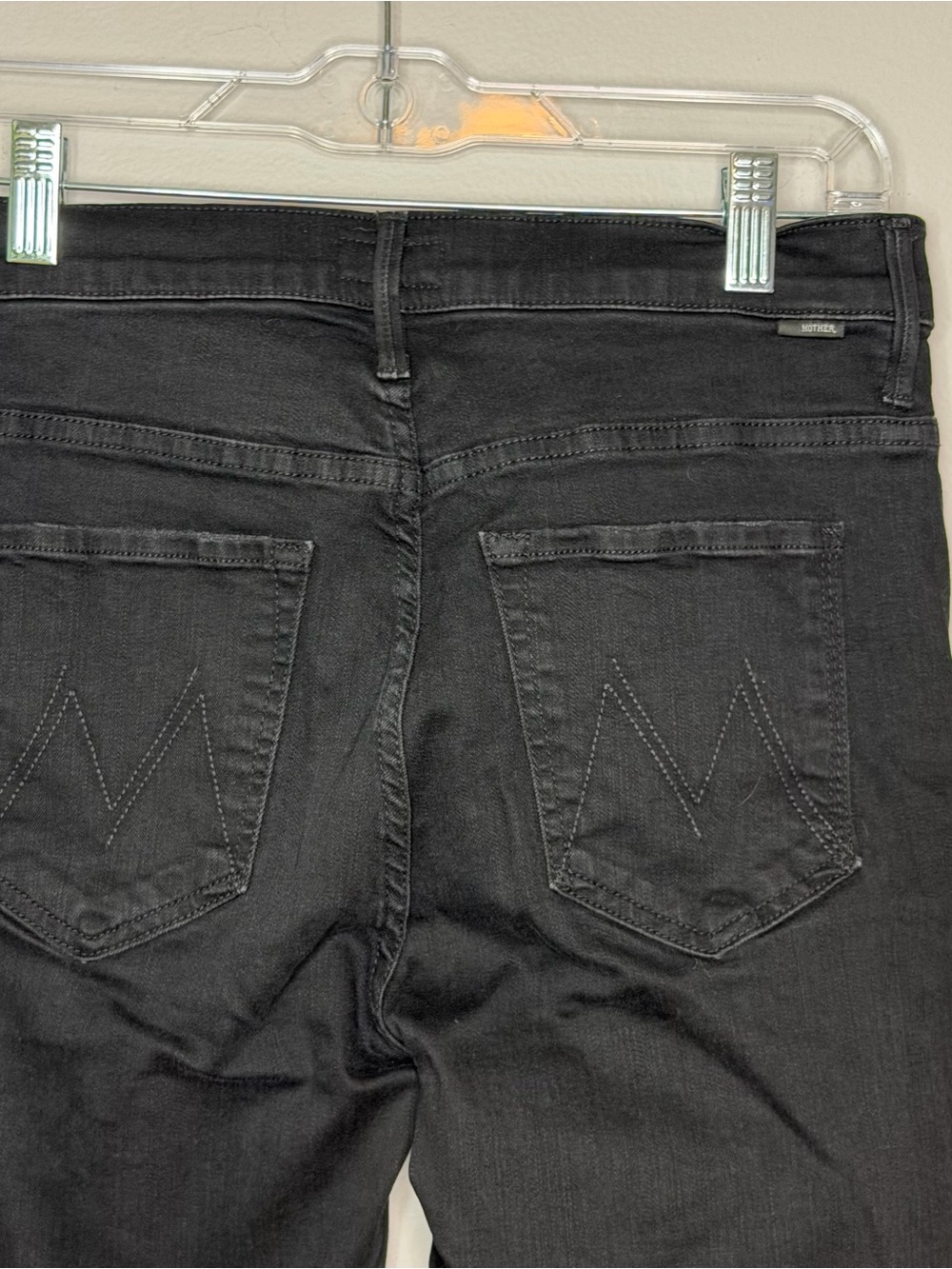 MOTHER Insider Crop Step Fray Jeans in Not Guilty Womens 28 - Picture 9 of 15